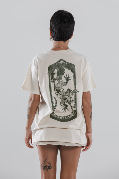 Camiseta Agroecológica Sertão Arado Areia - Fit Regular